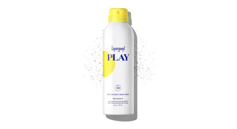 Supergoop spray-on sunscreen